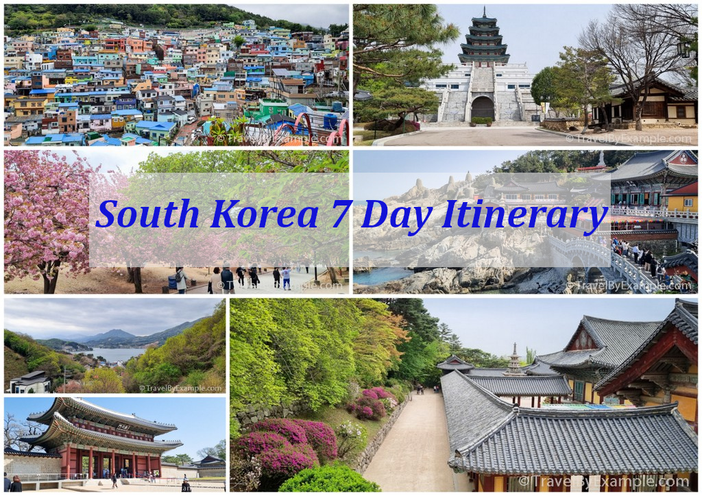 south korea travel itinerary 7 days